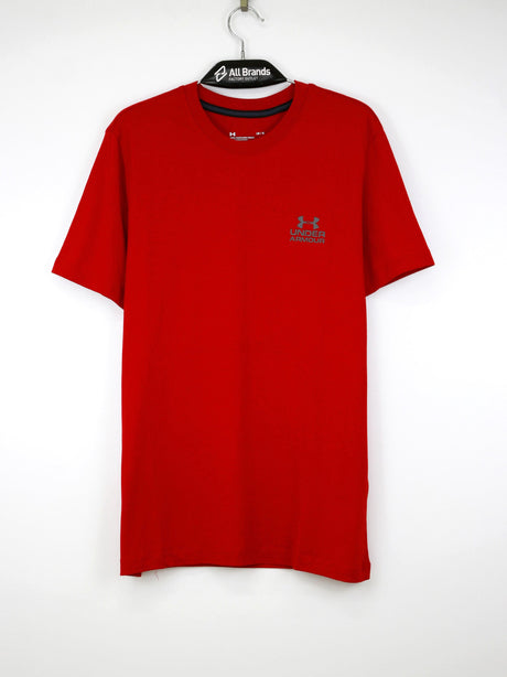 Image for Men's Brand Logo Printed T-Shirt,Red