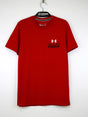 Image for Men's Brand Logo Printed Loose Fit T-Shirt,Red