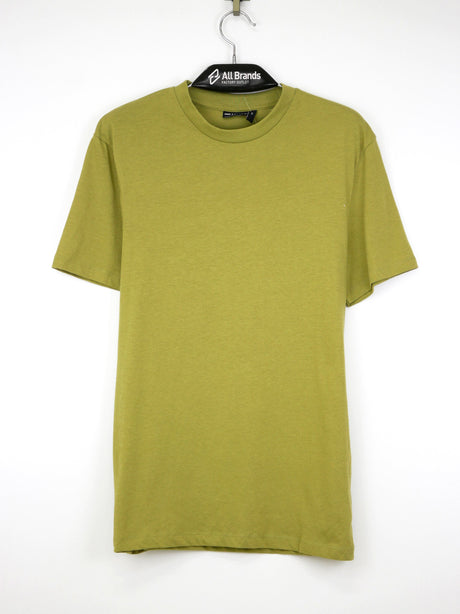 Image for Men's Plain Solid T-Shirt,Olive