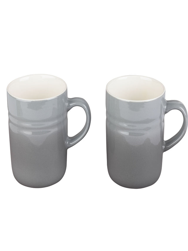 Image for Coffee Mugs, Grey, Set Of 2