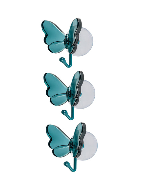 Image for Bathroom Butterfly Hooks, Set Of 3