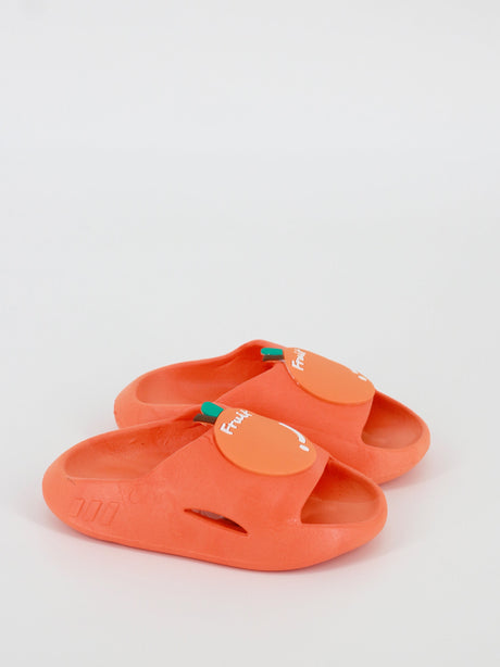 Image for Kids Boy Fruit Slippers Sandals,Orange