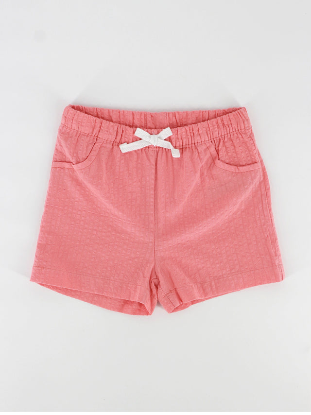 Image for Kids Girl Textured Short,Peach