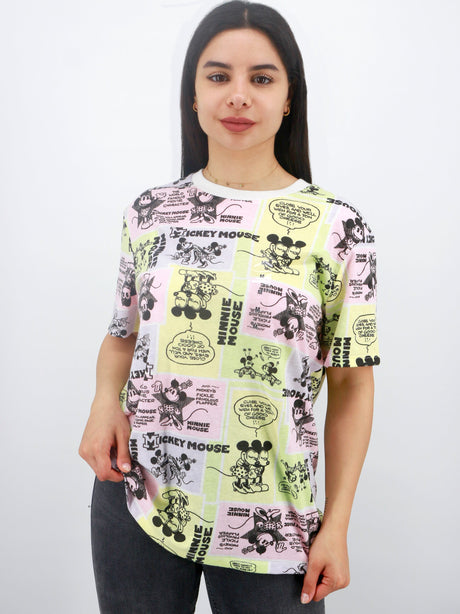 Image for Women's All Over Graphic Printed Top,Multi