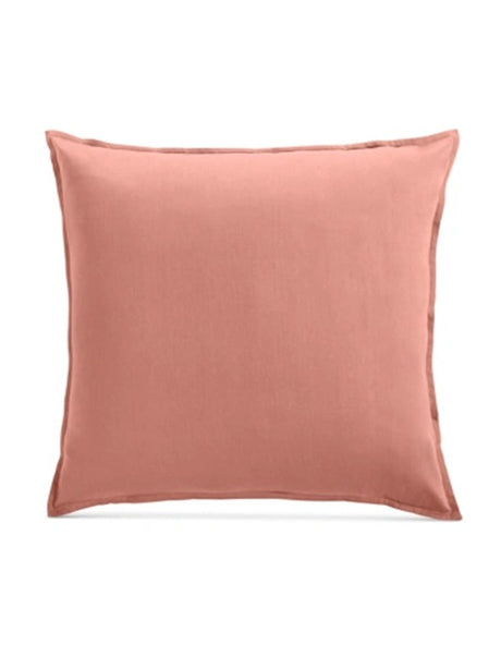 Image for Cotton & Tencel Solid 300-Thread Sham Terracotta Pillow Cover