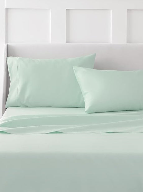 Image for Sateen Sheets Set, Full Size, Mint Green