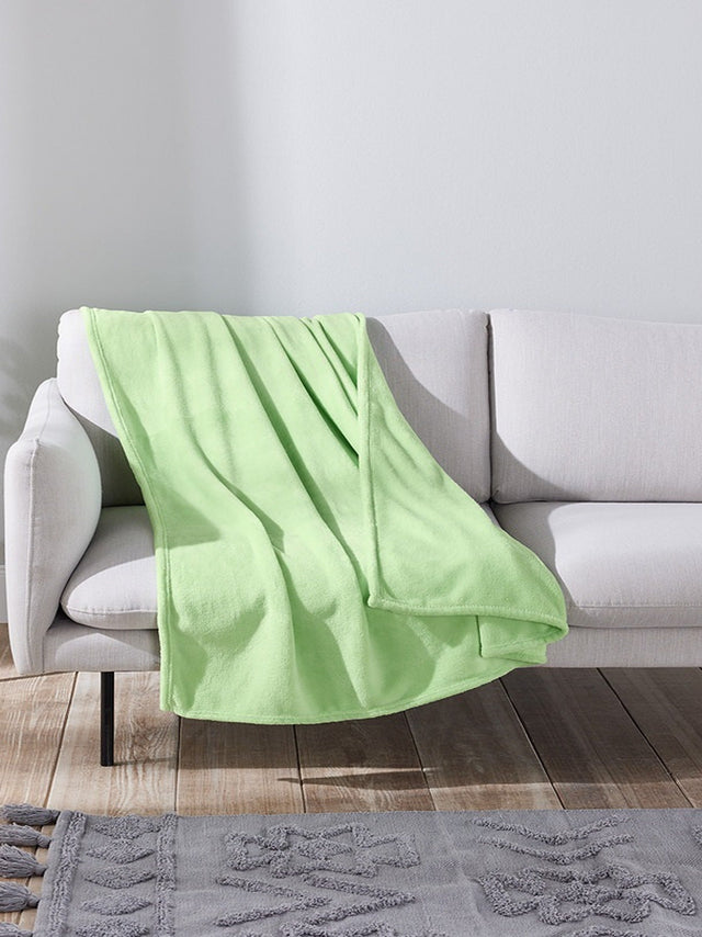 Image for Flannel Blanket, 130 X 170 Cm (Green)