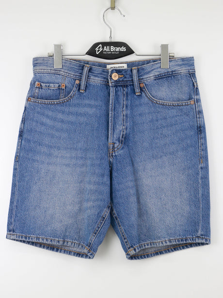 Image for Men's  Plain Solid Loose Fit Denim Short,Light Blue