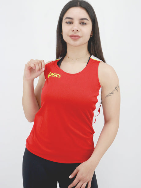 Image for Women's Brand Logo Printed Sport Top,Red