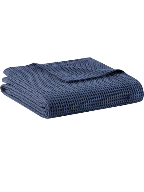 Image for Woven Waffle Cotton Blanket