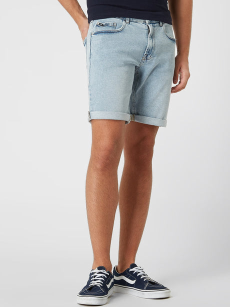 Image for Men's Denim Short,Light Blue