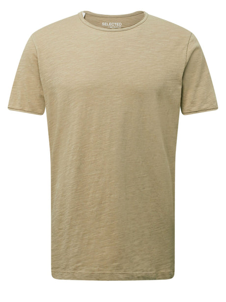 Image for Men's Plain Solid T-Shirt,Light Brown
