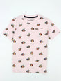 Image for Kids Boy Graphic Printed Side Pocket Top,Light Pink