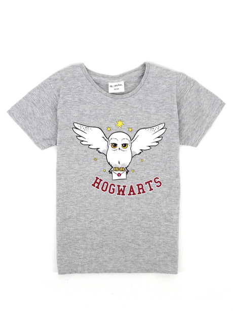 Image for Kids Girl Graphic Printed T-Shirt,Grey