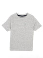 Image for Kids Boy Side Pocket Embroidered Top,Grey