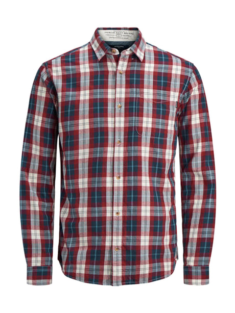 Image for Men's Side Pocket Plaid Dress Shirt,Multi