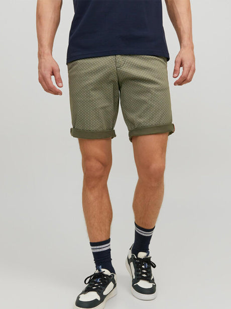 Image for Men's Graphic Printed Short,Olive
