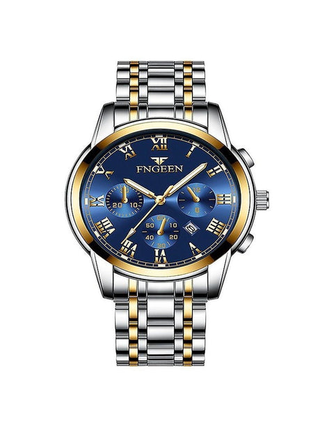 Image for Men'S Stainless Steel Waterproof Quartz Wristwatch