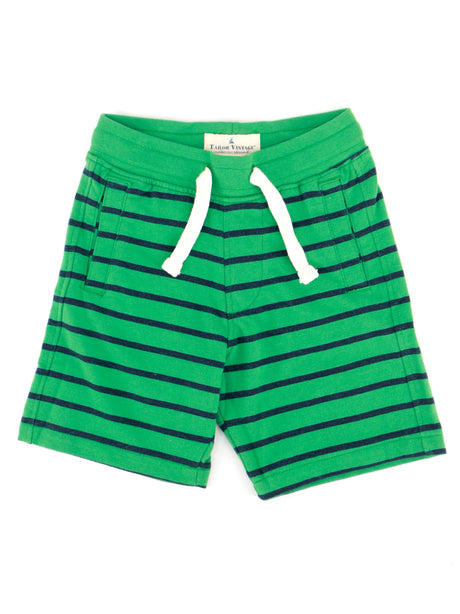 Image for Kids Boy Striped Drawstring Short,Green