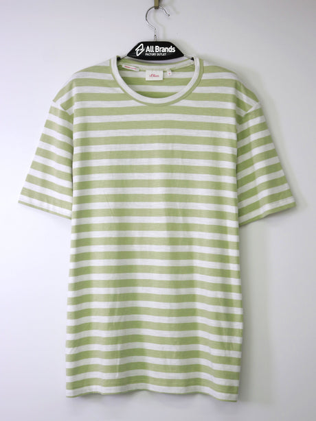 Image for Men's Striped T-Shirt,Green