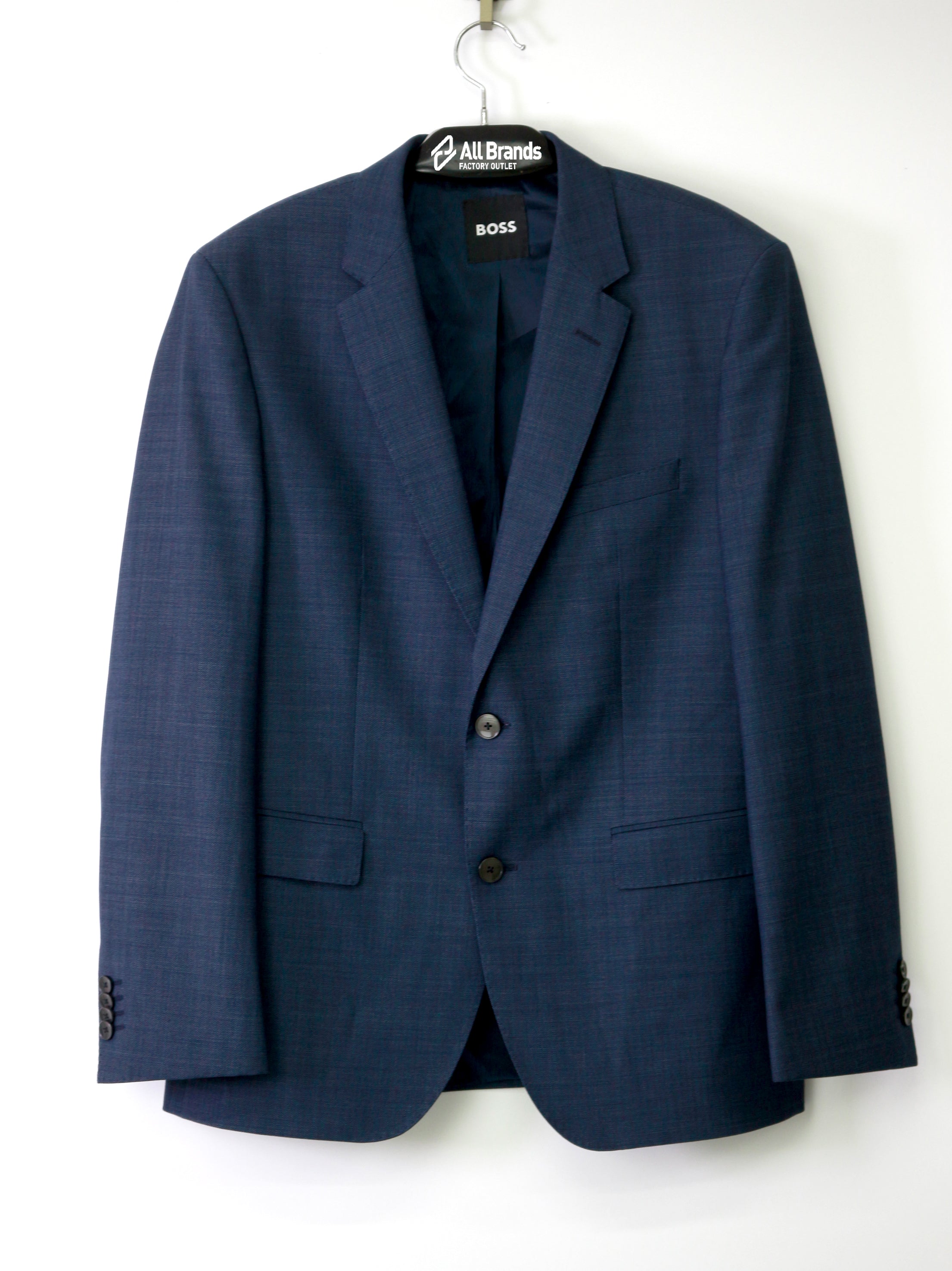 Men s Textured Blazer Navy All Brands Factory Outlet