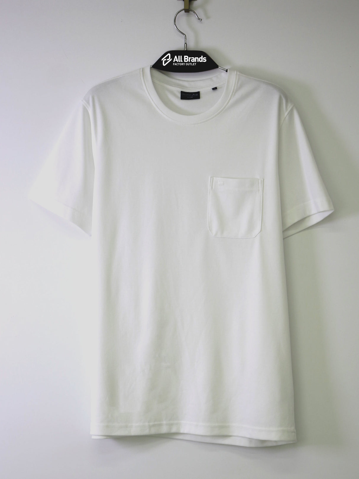 Men's Side Pocket T-Shirt,White – All Brands Factory Outlet