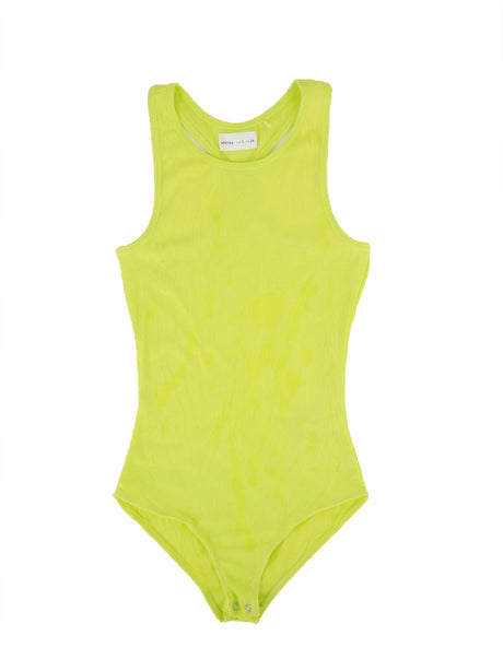 Image for Women's Ribbed Bodysuit,Green