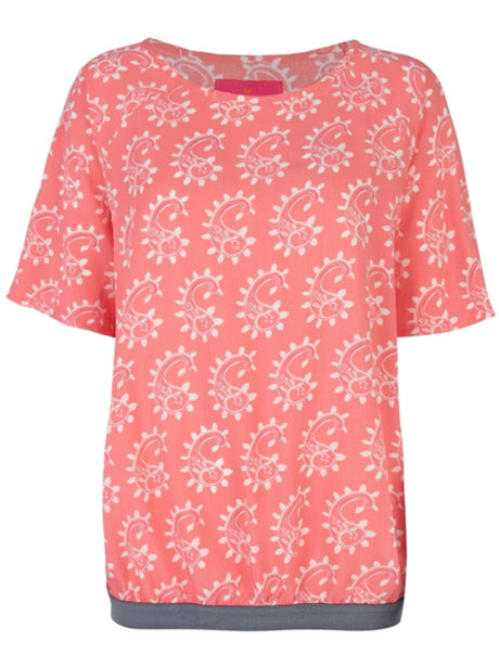 Image for Women's Graphic Printed Top,Pink