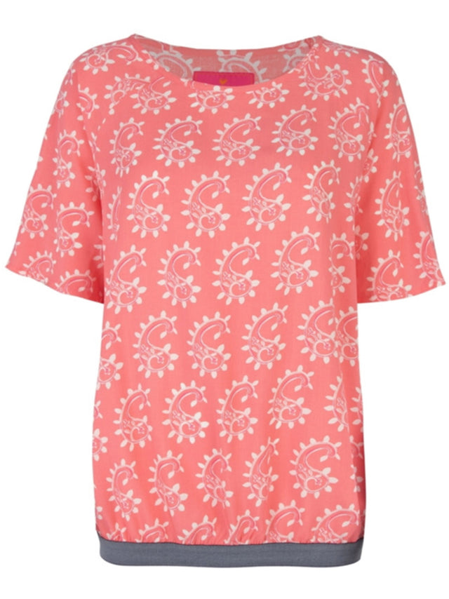 Image for Women's Graphic Printed Top,Pink