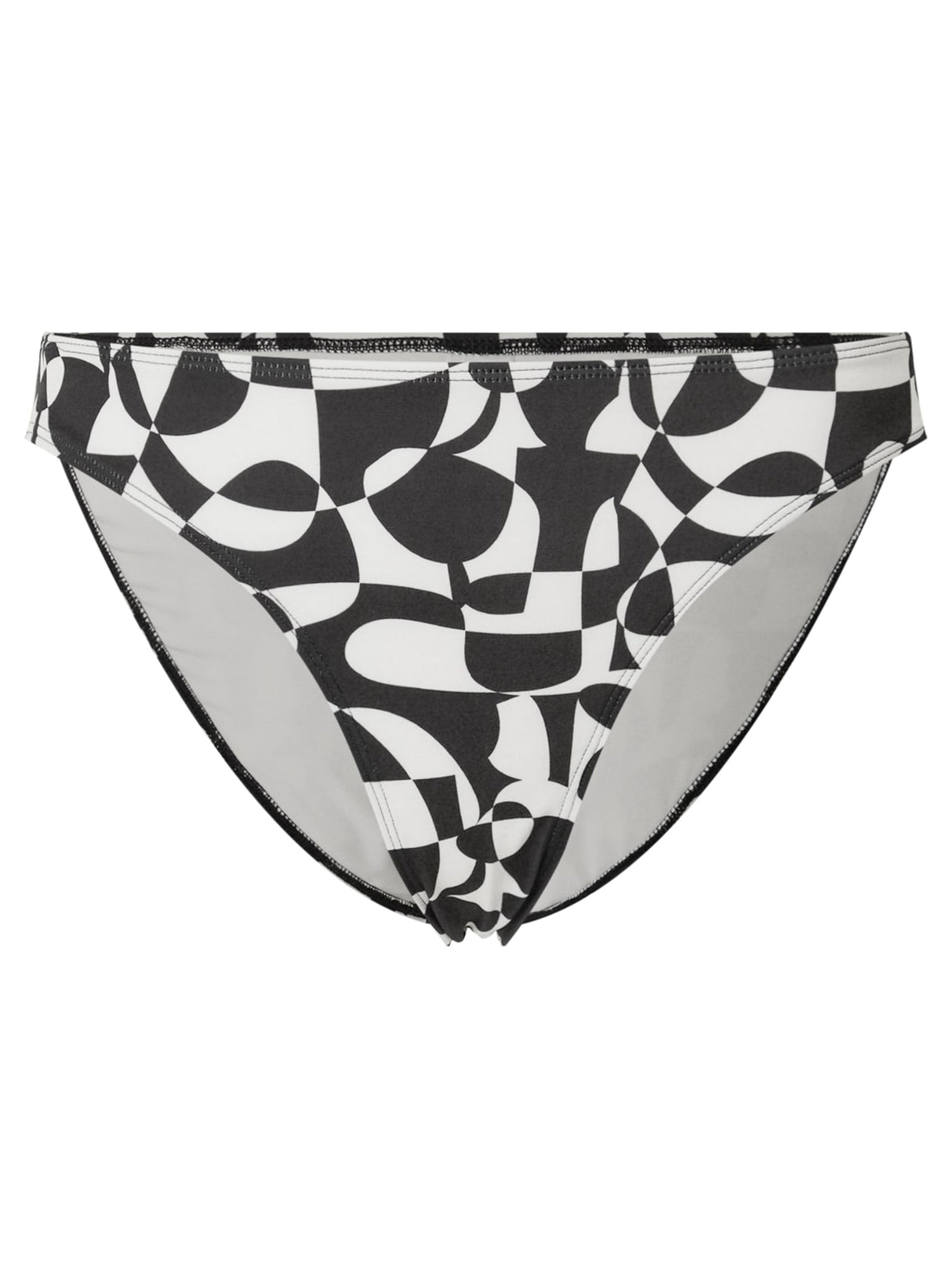 Image for Women's Graphic Printed Bikini Bottom,Black