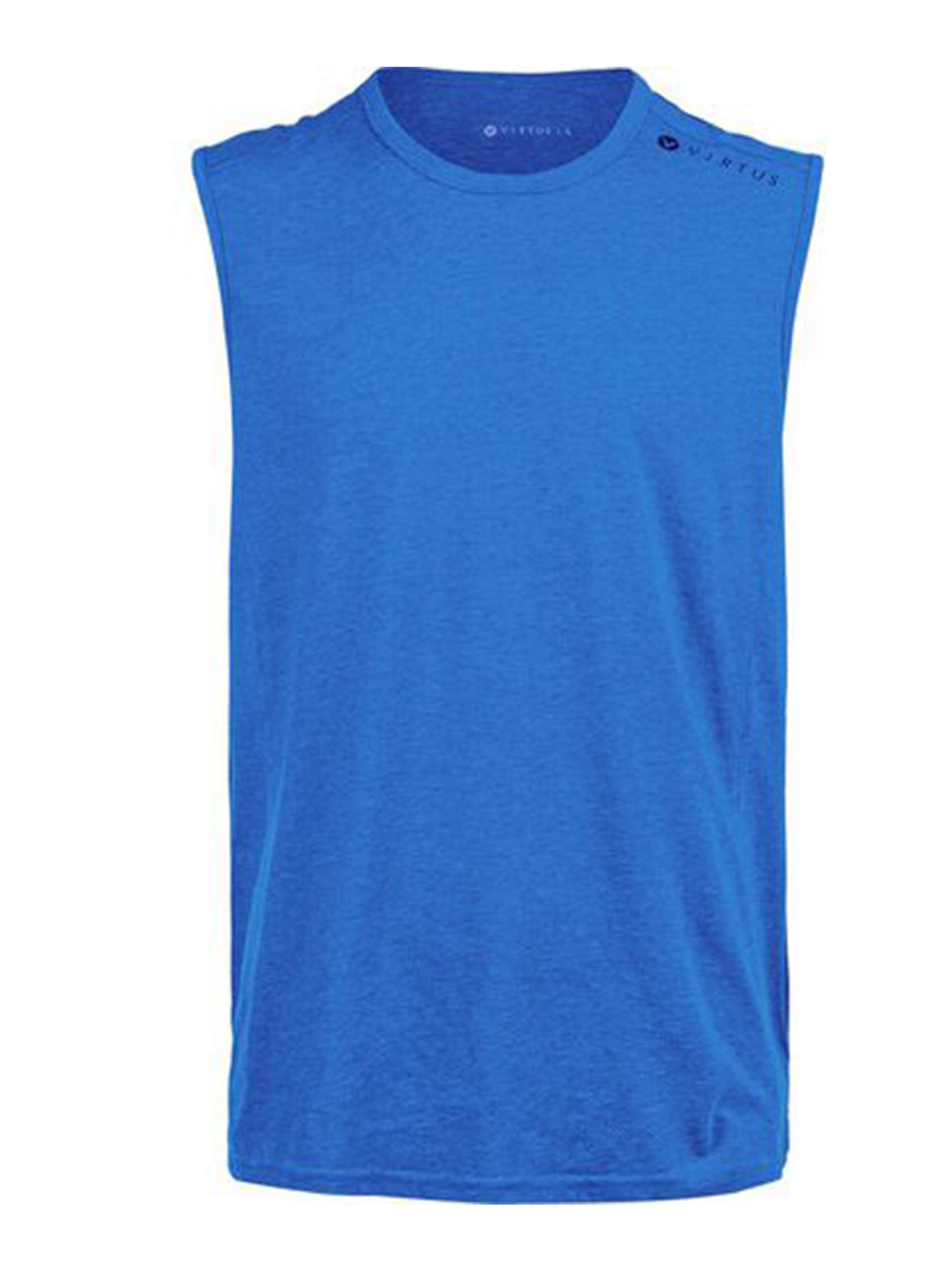 Image for Men's Brand Logo Printed Tank Top,Dark Blue