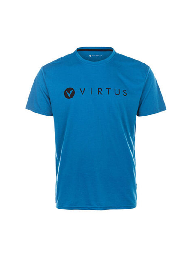 Image for Men's Brand Logo Printed T-Shirt,Blue