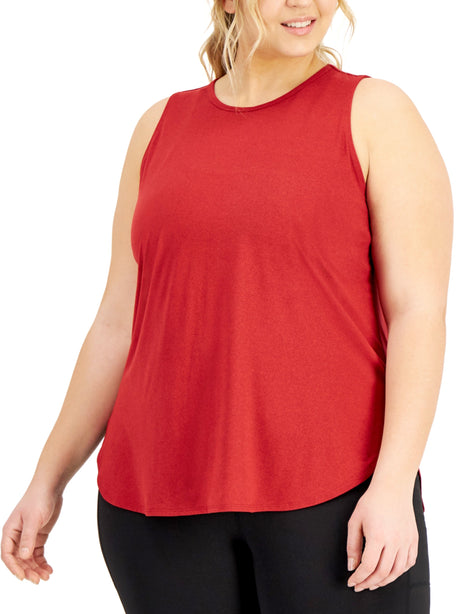 Image for Women's Plus Size Tank Top,Red
