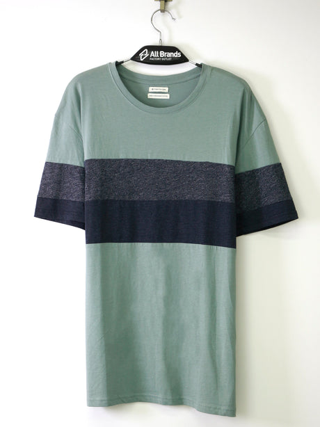 Image for Men's Chest Stripes T-Shirt,Light Green