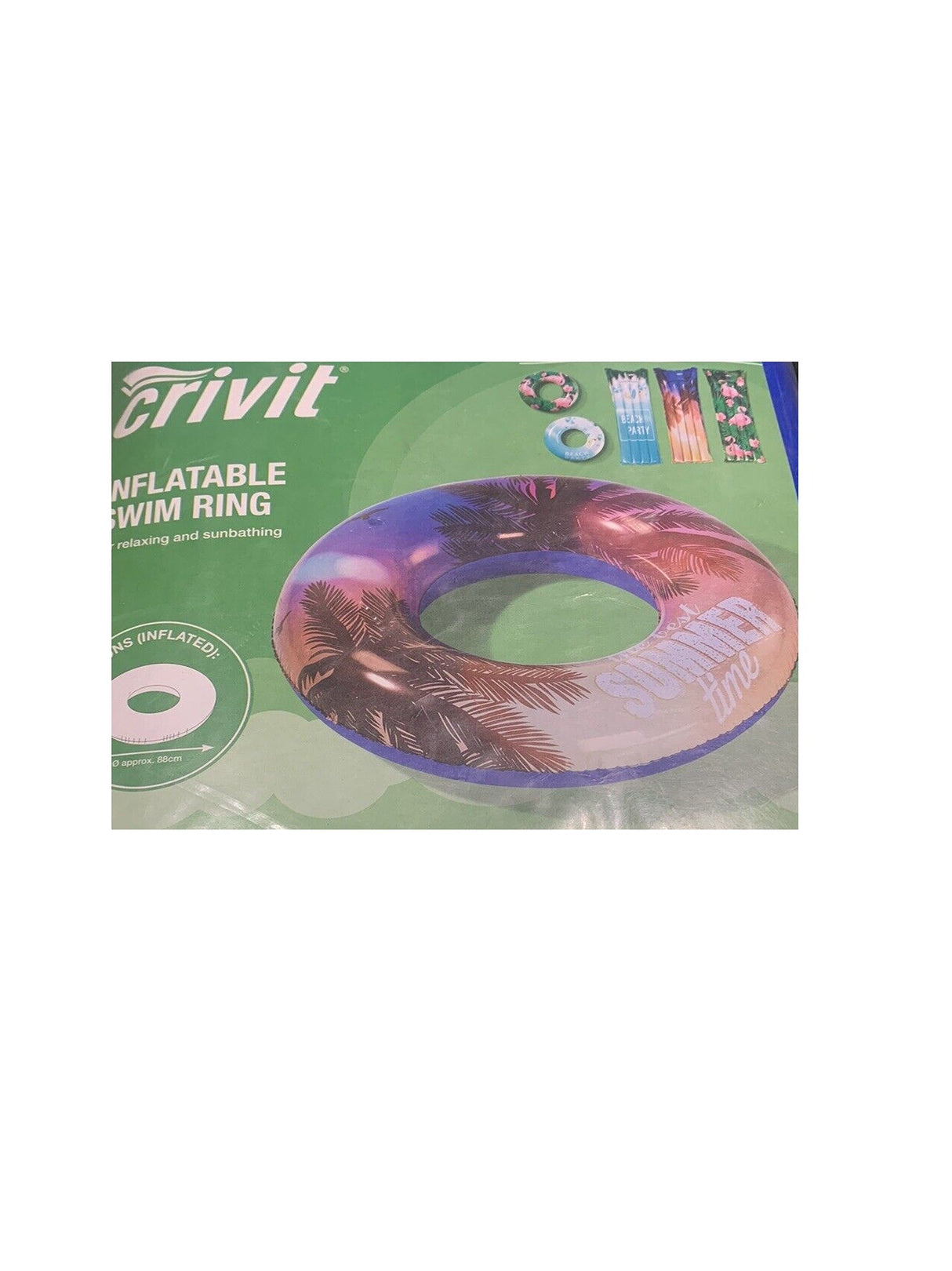 Image for Inflatable Swim Ring For Pool And Beach