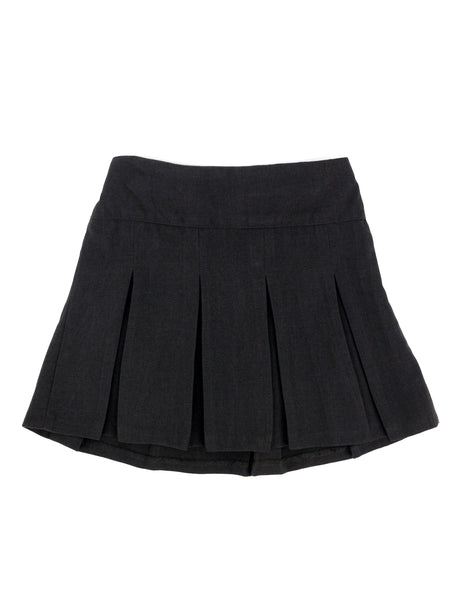 Image for Kids Girl Pleated Skirt,Dark Grey