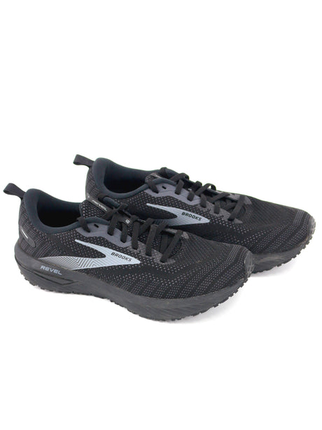 Image for Men's Textured Running Shoes,Black