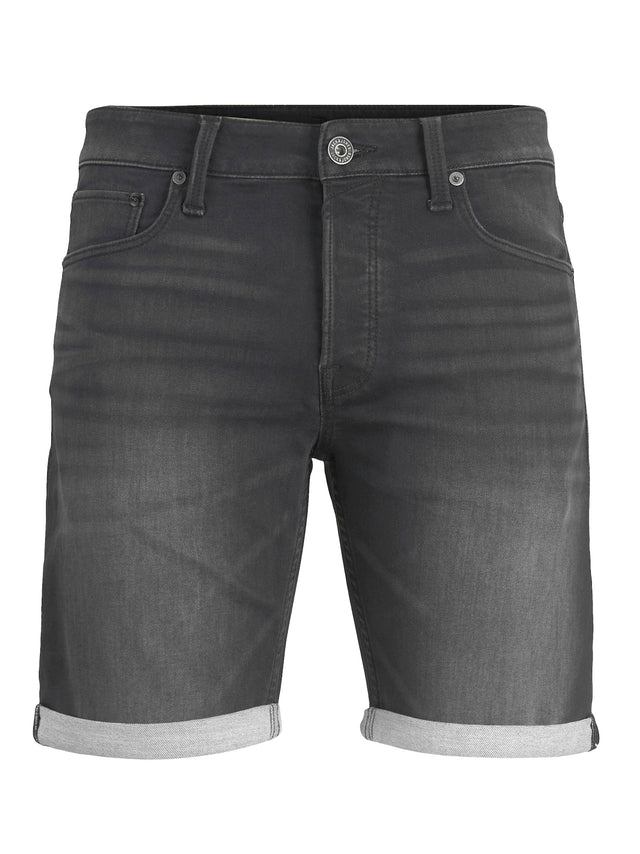 Image for Men's Washed Denim Short,Black