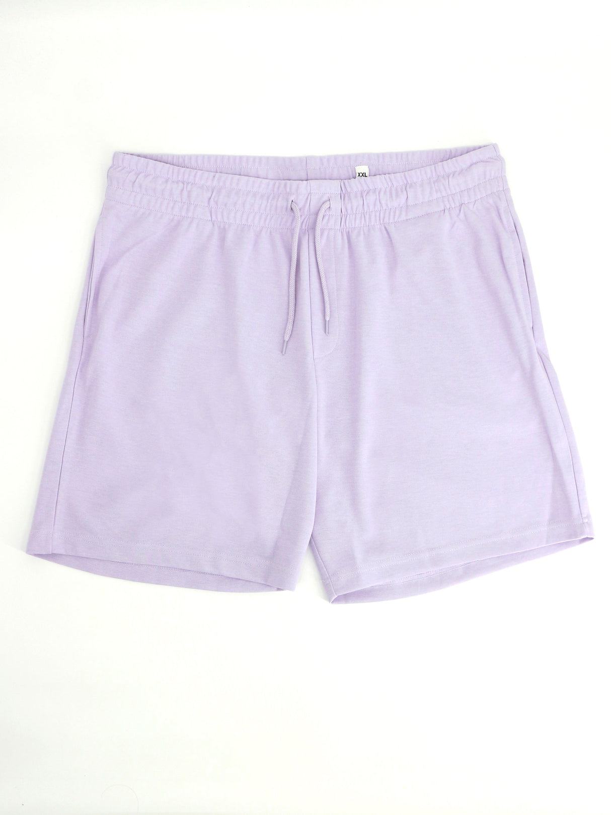 Image for Men's Plain Solid Sweat Short,Light Purple