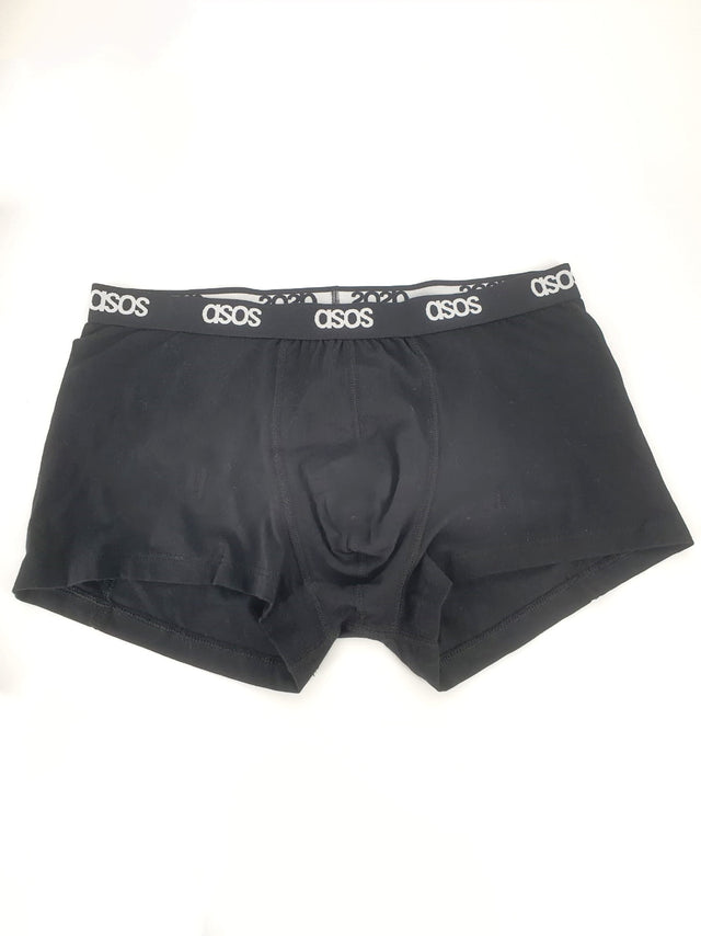 Image for Men's Brand Logo Printed Boxer,Black