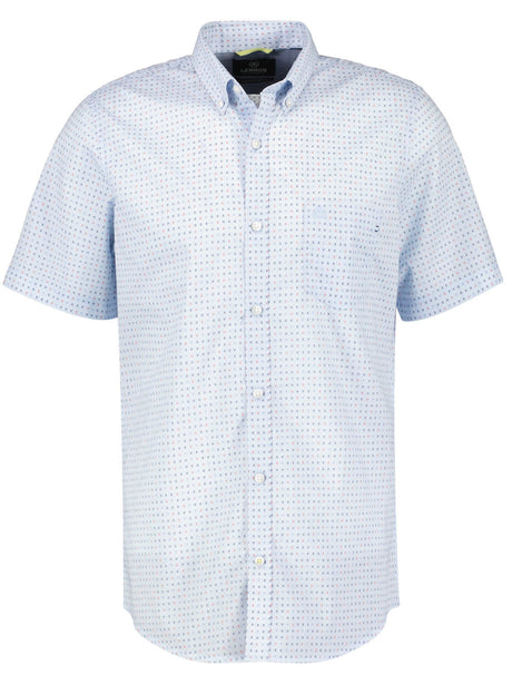 Image for Men's Graphic Printed Dress Shirt,Light Blue