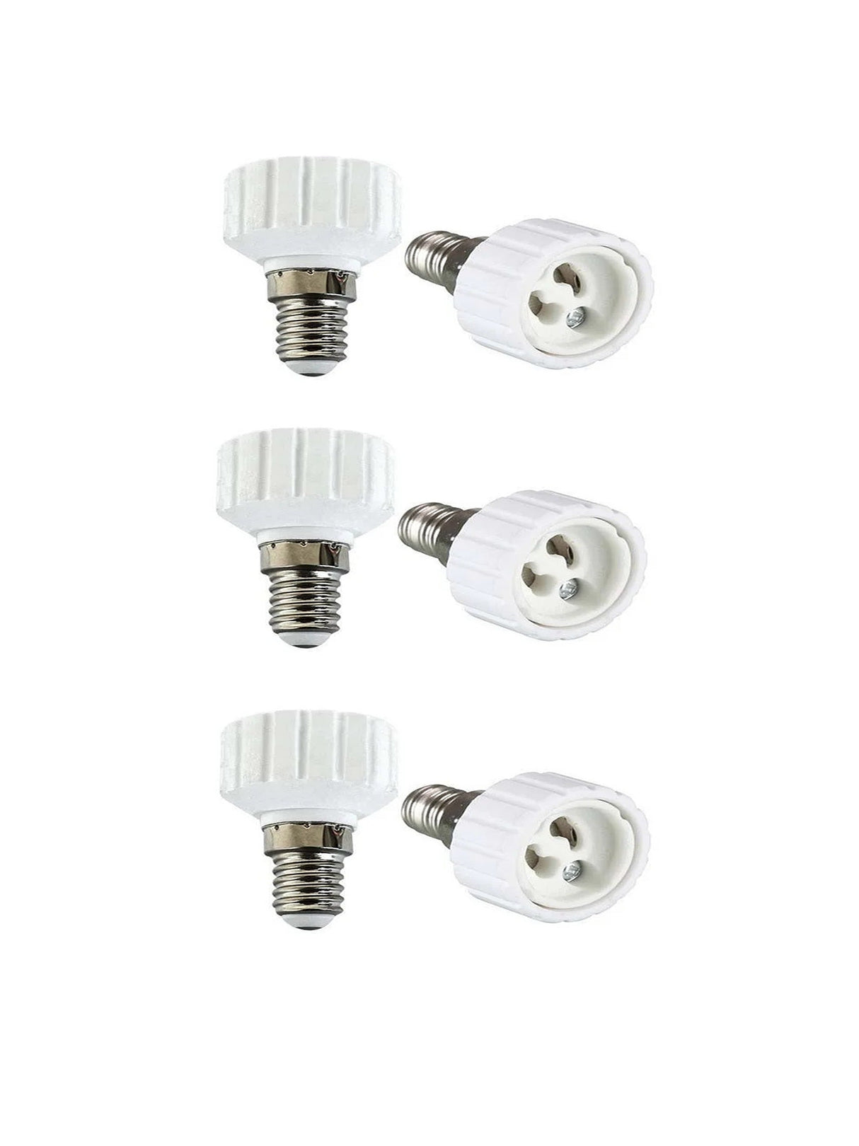 Image for E14 To Gu10 Halogen Adapters, Set Of 6