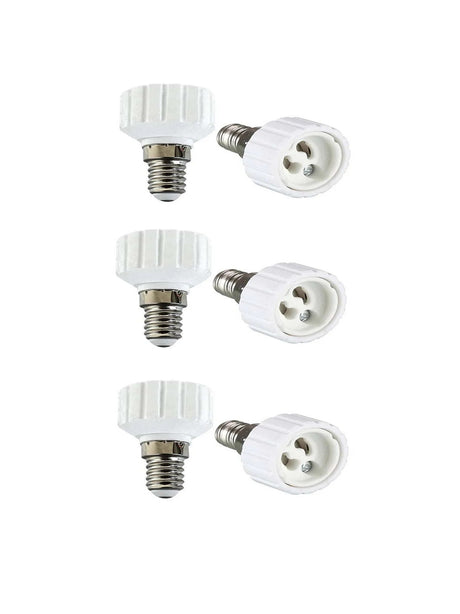Image for E14 To Gu10 Halogen Adapters, Set Of 6