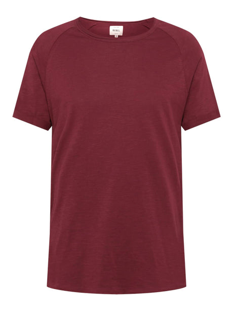 Image for Men's Plain Solid T-Shirt,Burgundy