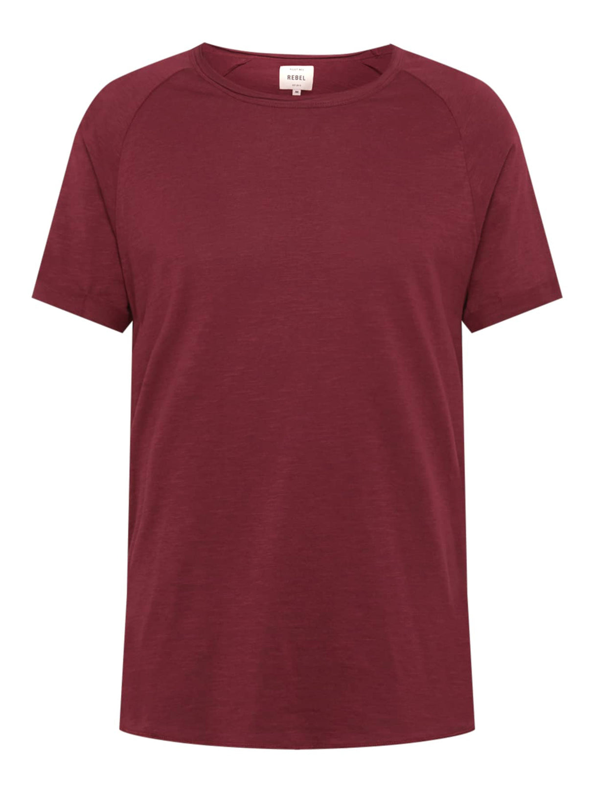 Image for Men's Plain Solid T-Shirt,Burgundy