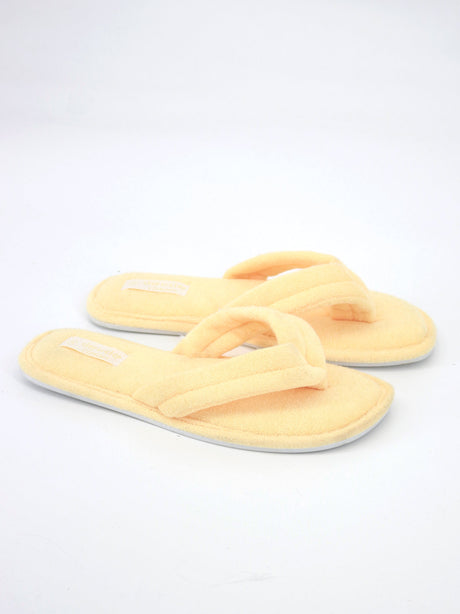 Image for Women's Textured Thong Slipper,Yellow