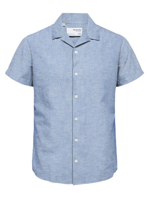 Image for Men's Striped Dress Shirt,Blue