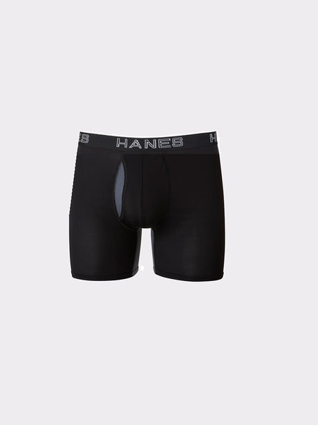 Image for Men's Brand Logo Printed Boxer,Black