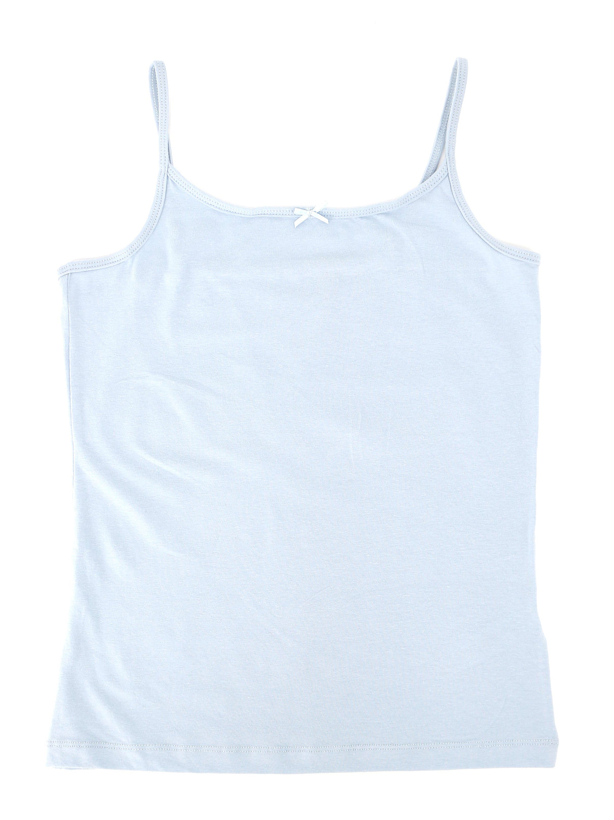 Image for Kids Girl Plain Solid Tank Top,Light Blue