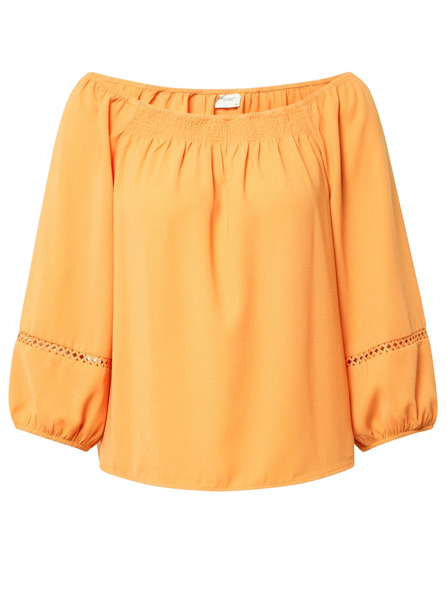 Image for Women's Off Shoulder Top,Orange